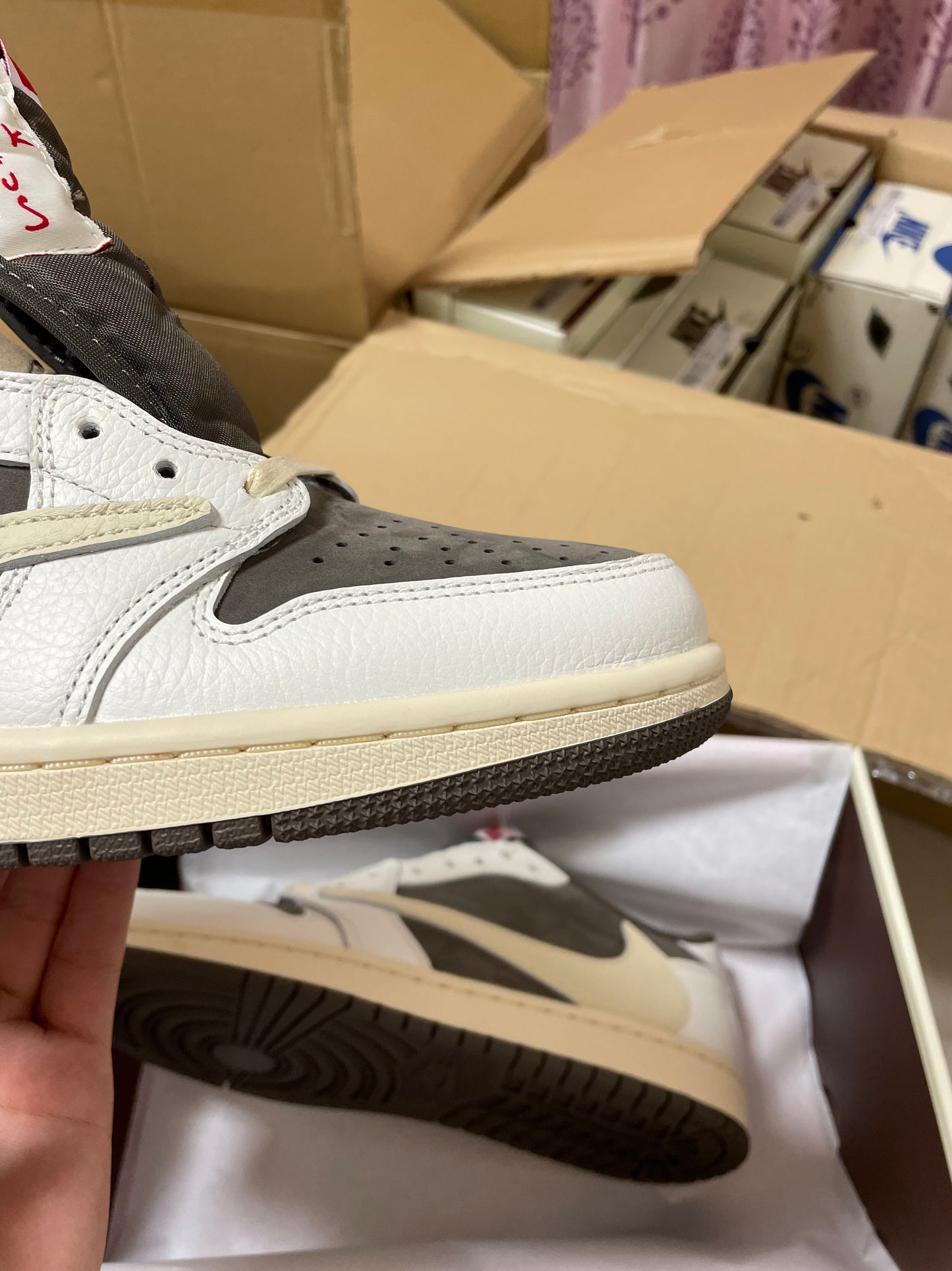 J0rdan 1 Retro Low OG SP Travis Scott Reverse Mocha 1:1