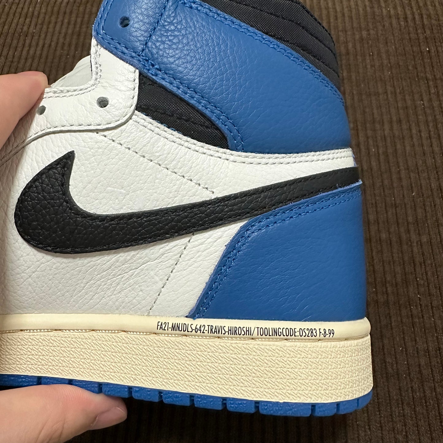 J0rdan 1 Retro High OG SP Fragment x Travis Scott 1:1