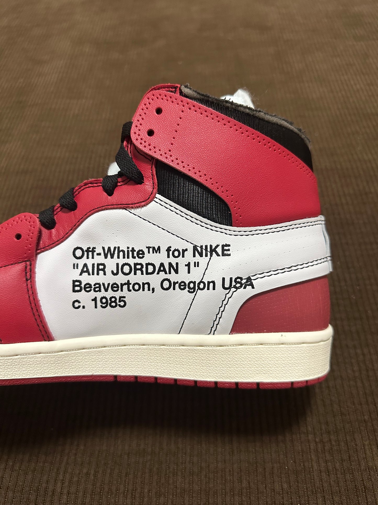 J0rdan 1 Retro High Off-White Chicago 1:1