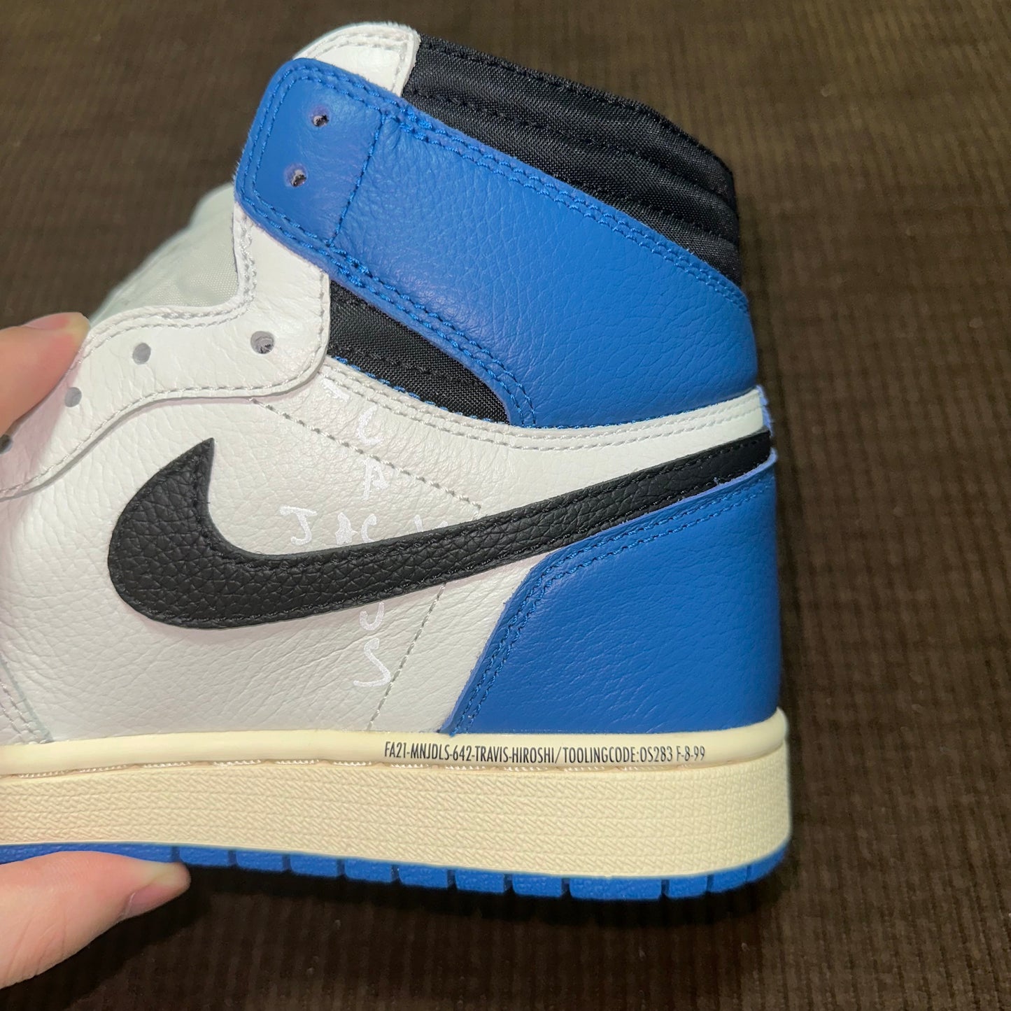 J0rdan 1 Retro High OG SP Fragment x Travis Scott 1:1