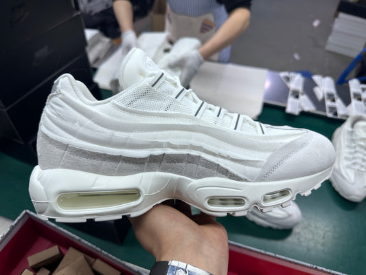 Nik3 Air Max 95 Comme des Garcons White 1:1