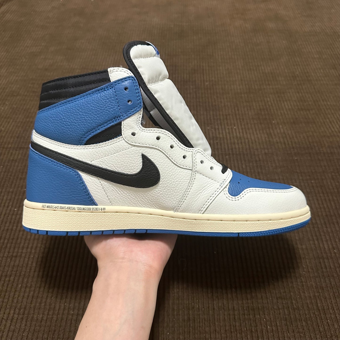 J0rdan 1 Retro High OG SP Fragment x Travis Scott 1:1