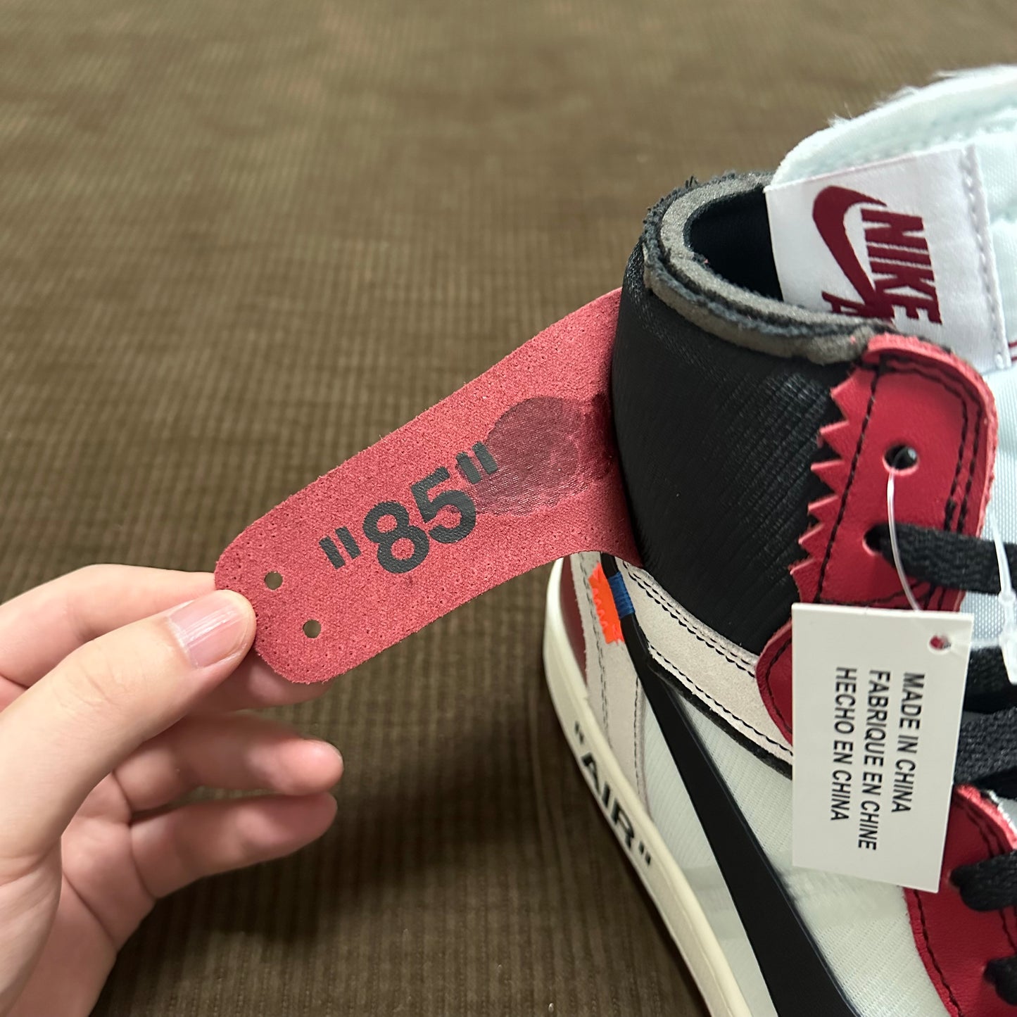 J0rdan 1 Retro High Off-White Chicago 1:1